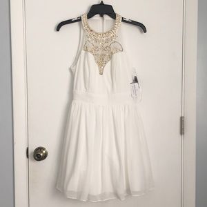 White formal dress
